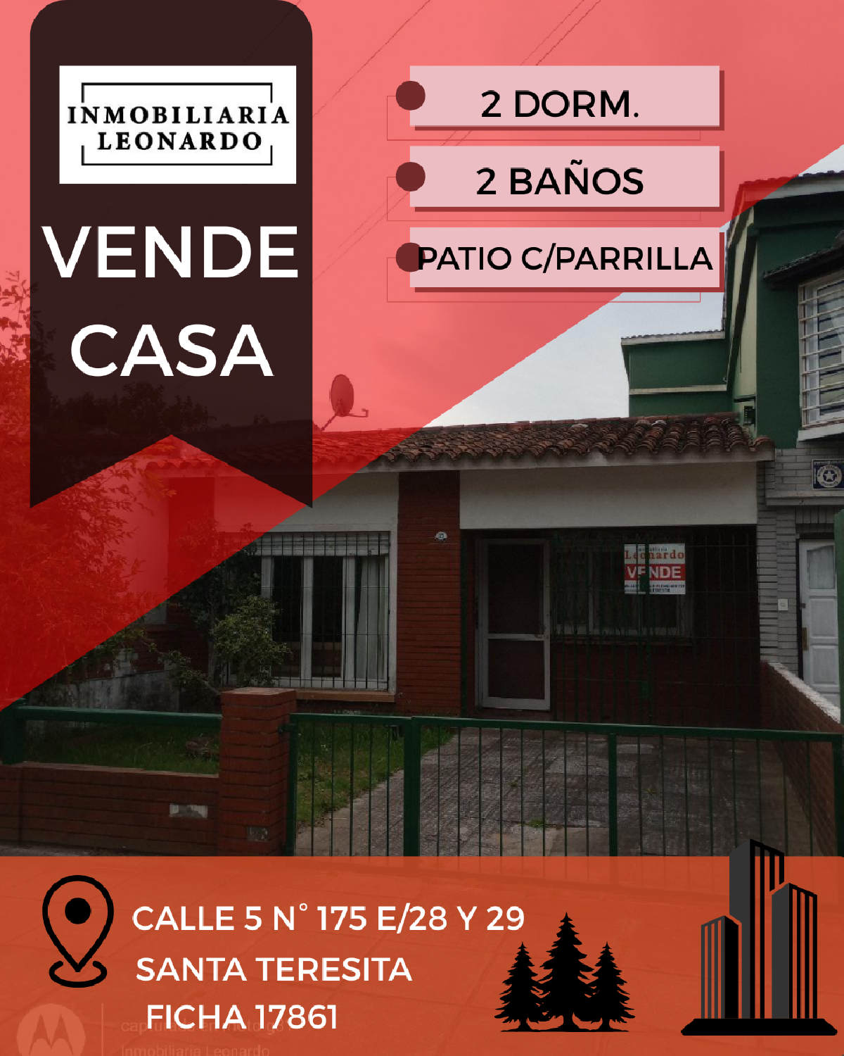 CASA SOBRE BARRIO RESIDENCIAL!
