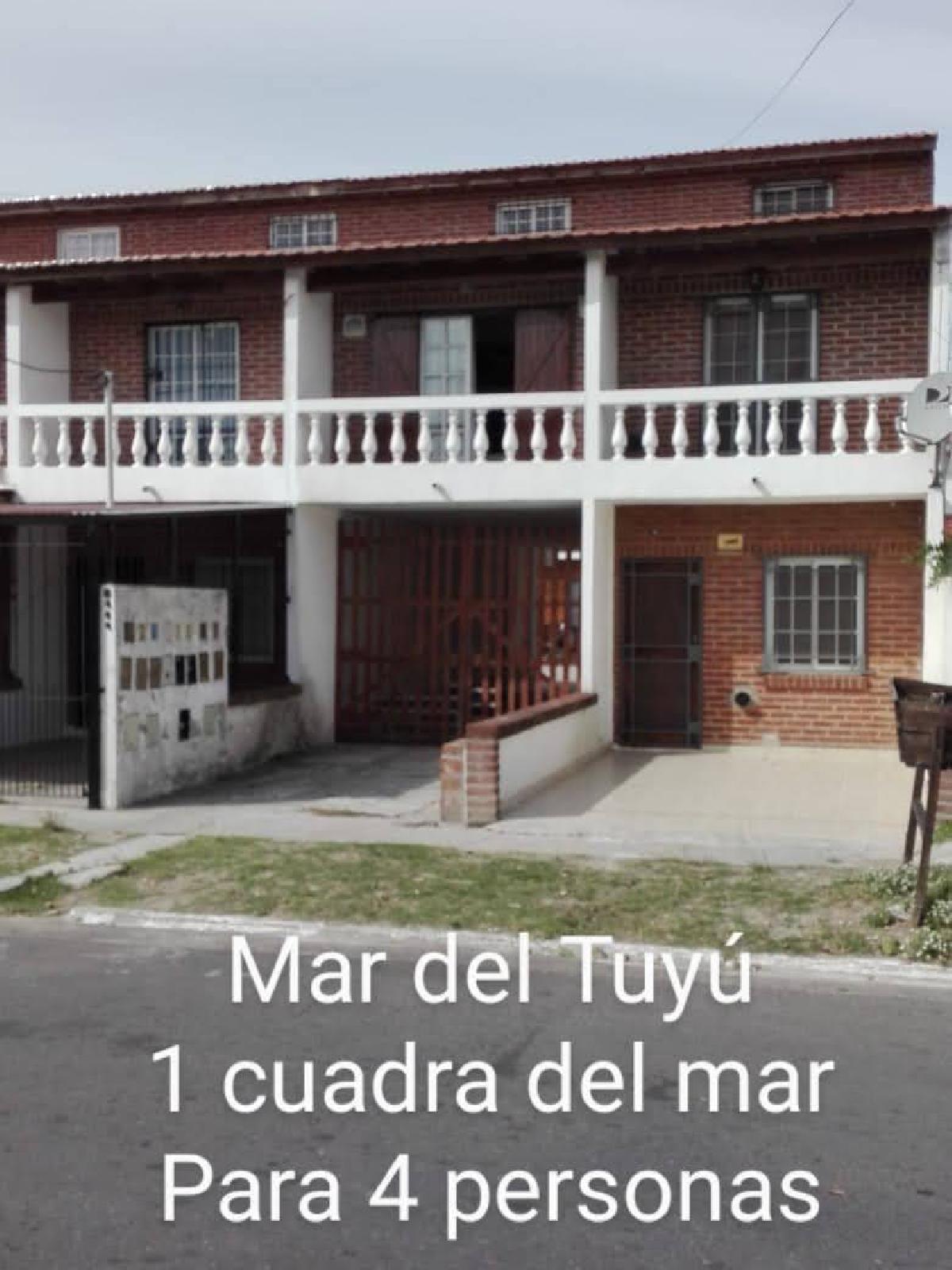 DEPARTAMENTO EN MAR DEL TUYU FRENTE
