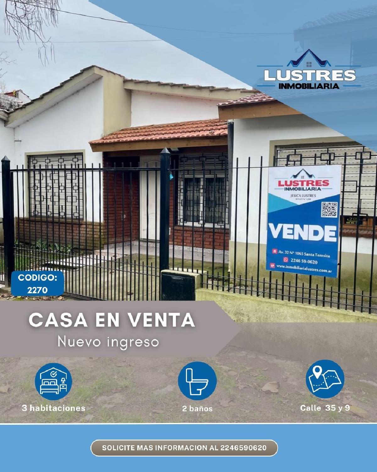 Casa en venta