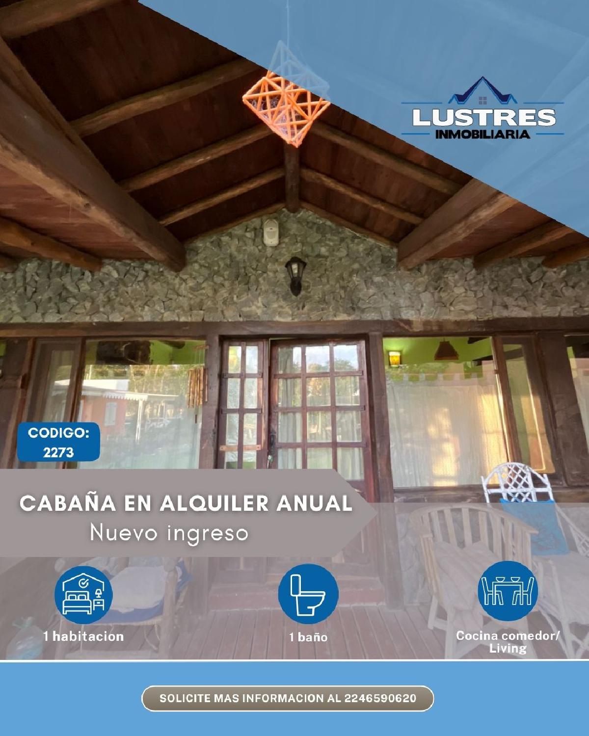 Cabaa en alquiler anual