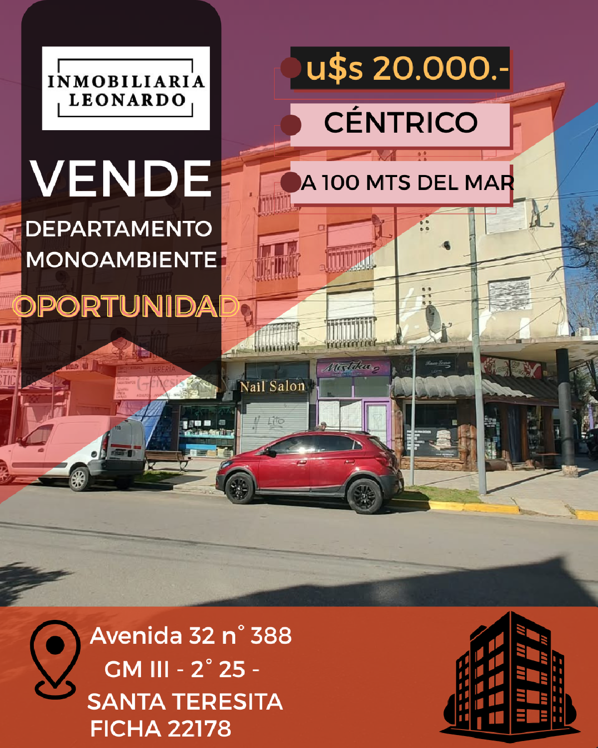 OPORTUNIDAD - MONOAMBIENTE LUMINOSO - CÉNTRICO